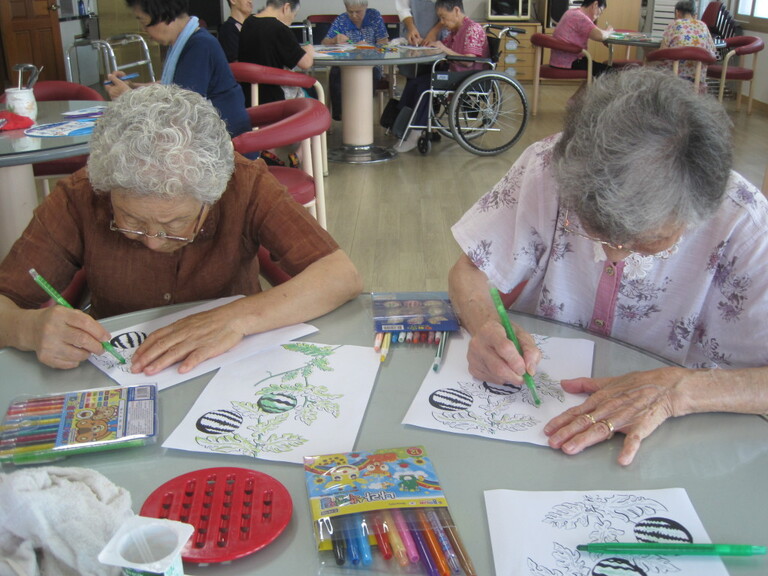 미술치료(수박그리기)